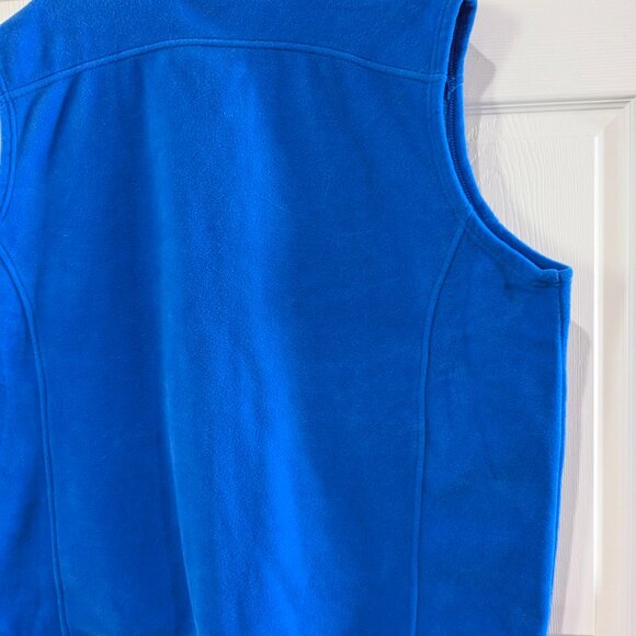 Core 365 Bright Blue Fleece Vest Men’s 2XL, Full Zip with URJ NFTY Logo, NWT - Picture 10 of 16